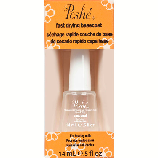 Poshe Fast Drying Basecoat, 0.5 oz.