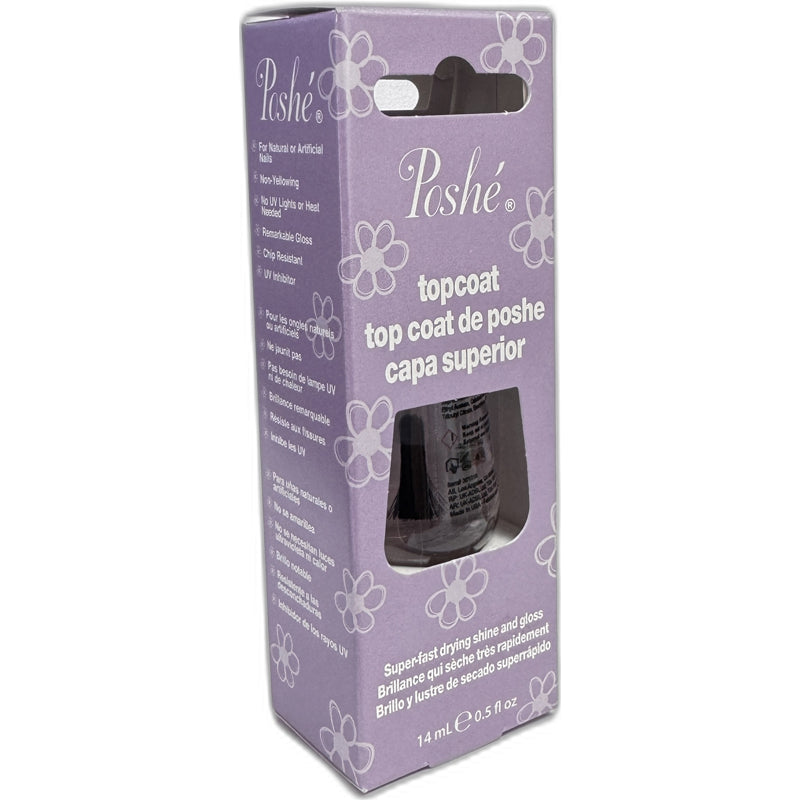 Poshe Super Fast-Drying Topcoat, 0.5 oz.