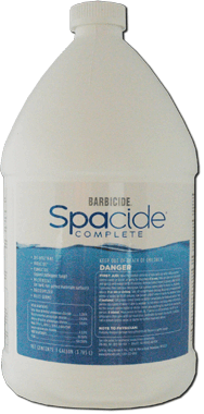 Barbicide Spacide Complete, one gallon.