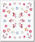 Nail Sticker C1011, each.