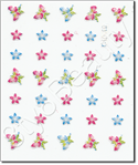 Nail Sticker C1019, each.