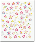 Nail Sticker C1020, each.