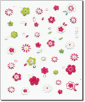 Nail Sticker C103, each.