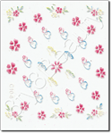 Nail Sticker C106, each.