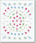 Nail Sticker C107, each.
