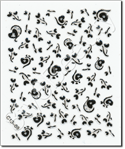 Nail Sticker C1309, each.