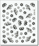 Nail Sticker C1310, each.
