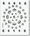Nail Sticker C1312, each.
