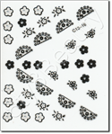 Nail Sticker C1316, each.