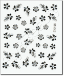 Nail Sticker C1325, each.