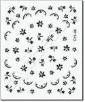 Nail Sticker C1326, each.