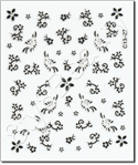Nail Sticker C1327, each.