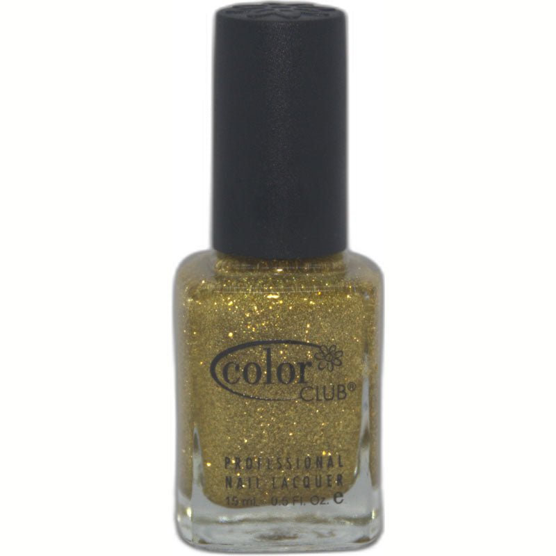 Color Club 780, Gold Glitter, 0.5 oz.