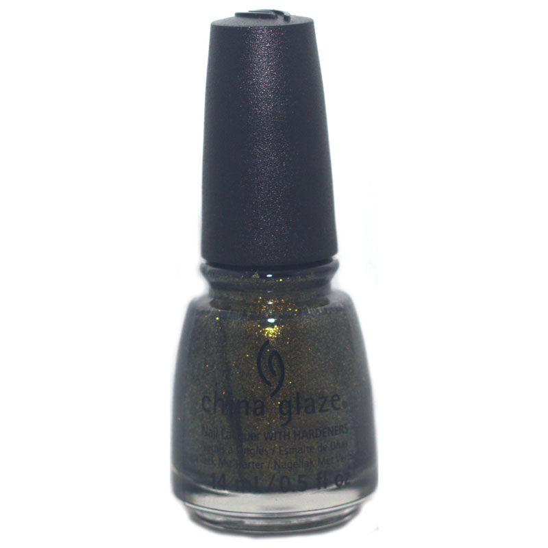 China Glaze 85095, 24K Noir, 0.5 oz.