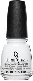 China Glaze 66223 Blanc Out, 0.5 oz.