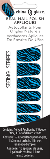 CG Nail Appliques, 80529, Seeing Stripes Kit.