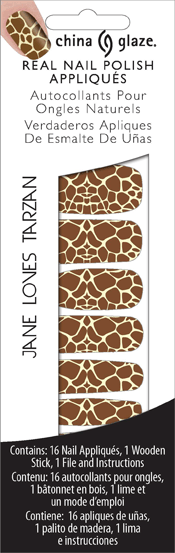 CG Nail Appliques, 80531, Jane Loves Tarzan Kit.