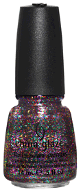 China Glaze 80650, Glitter All The Way, 0.5 oz.