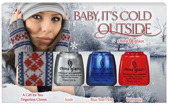 China Glaze 81041, Baby It's Cold Outside Set 2011.