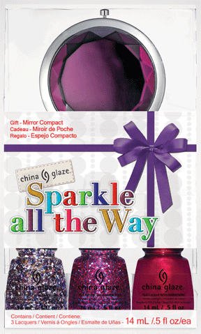 China Glaze Sparkle All The Way Set.