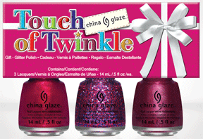China Glaze Touch Of Twinkle Set.