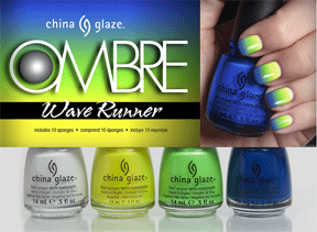 China Glaze Ombre Wave Runner set