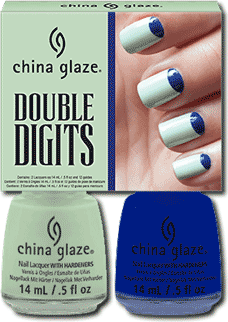 China Glaze Double Digits, 81695 set.
