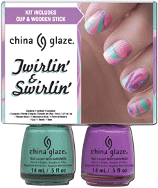China Glaze 81826 Twirlin' & Swirlin' Kit.