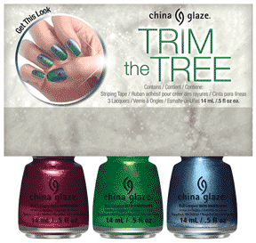 China Glaze Trim The Tree set.