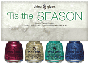 China Glaze 'Tis The Season mini set.