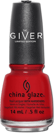 China Glaze Giver 82276 Seeing Red, 0.5 oz.