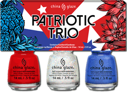China Glaze Patriotic Trio set.