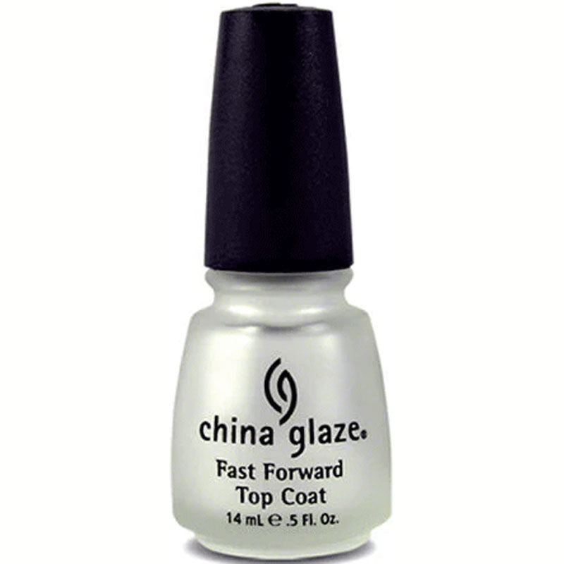 China Glaze Fast Forward Top Coat, 0.5 oz.