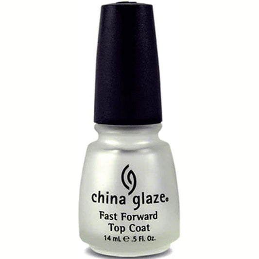 China Glaze Fast Forward Top Coat, 0.5 oz.
