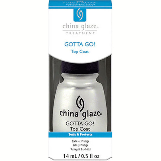 China Glaze Gotta Go! top coat, 0.5 oz.