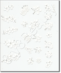 Nail Sticker CJ01, each.