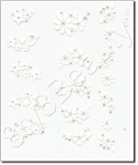 Nail Sticker CJ04, each.