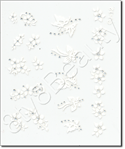 Nail Sticker CJ12, each.