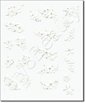 Nail Sticker CJ14, each.