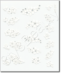 Nail Sticker CJ24, each.