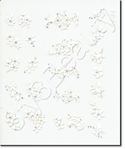 Nail Sticker CJ27, each.