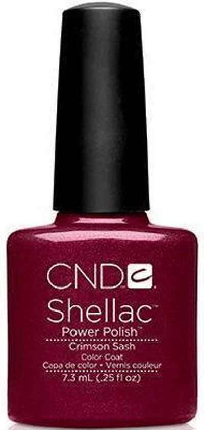 CND Shellac Crimson Sash, 0.25 oz.