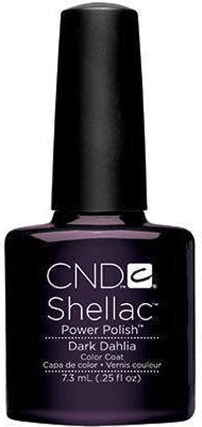 CND Shellac Dark Dahlia, 0.25 oz.