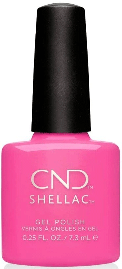 CND Shellac Hot Pop Pink, 0.25 oz.