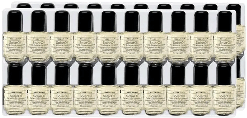CND SolarOil, 40 mini bottles of 1/8 oz. pack.