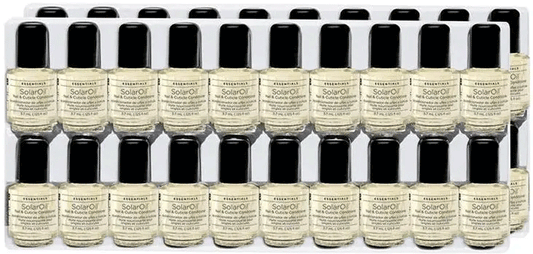 CND SolarOil, 40 mini bottles of 1/8 oz. pack.