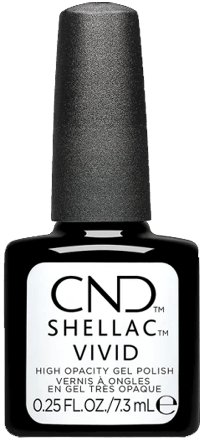 CND Shellac Vivid White Gloves, 0.25 oz.