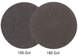Round Disc File, 100/180, size 2.5" each.