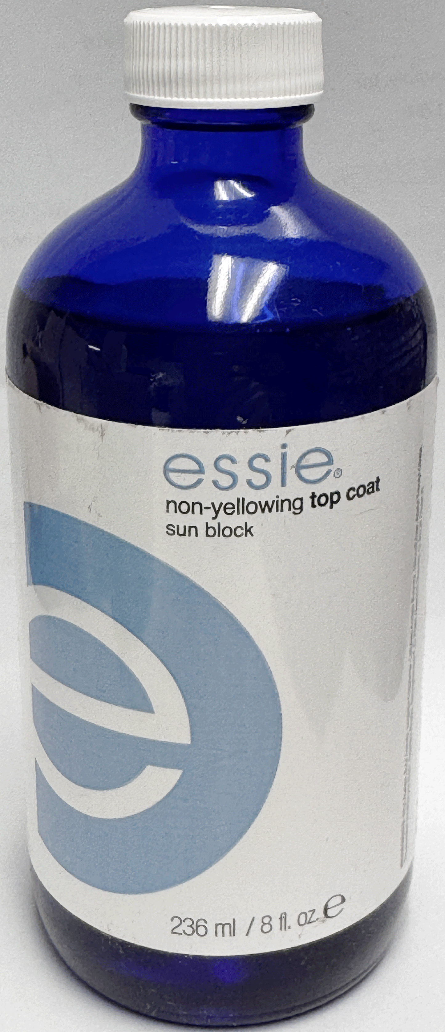 Essie Non Yellowing top coat, 8 oz.