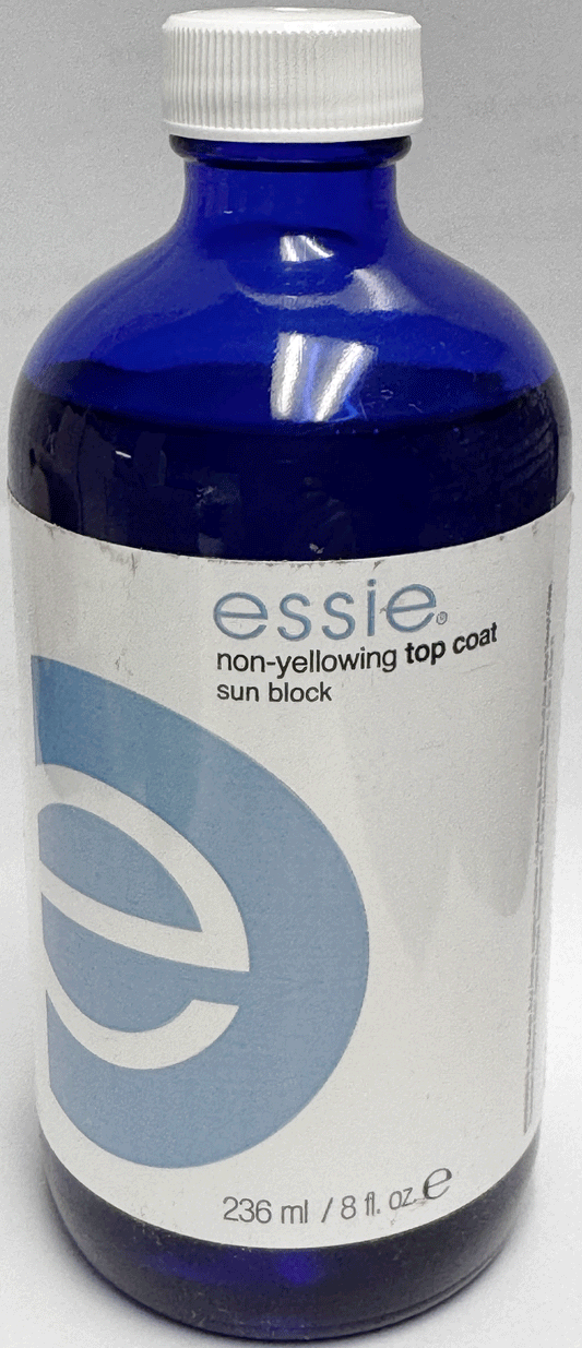 Essie Non Yellowing top coat, 8 oz.